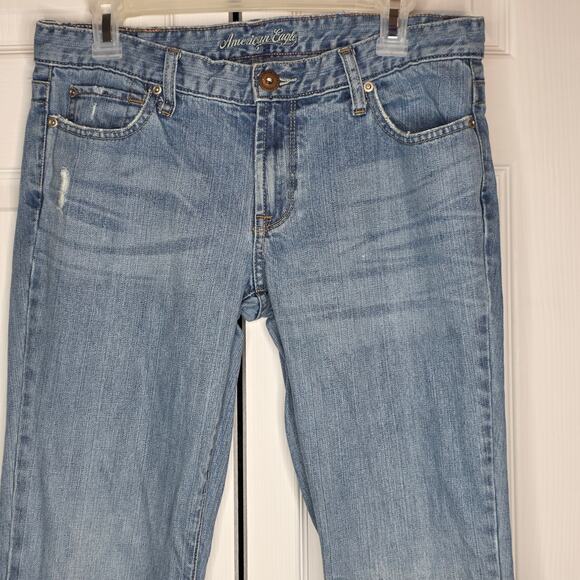 American Eagle Hipster Fit Skinny Flare Leg Jeans Sz 6 - Picture 5 of 10